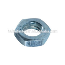 zinc plated din439 carbon steel hex thin nut/ thin nut/hex thin nut